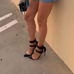 Christian Louboutin black stiletto heels